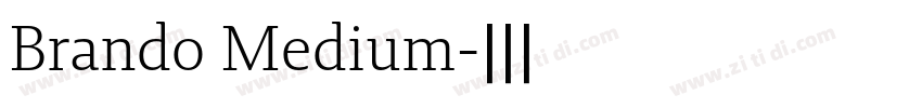 Brando Medium字体转换